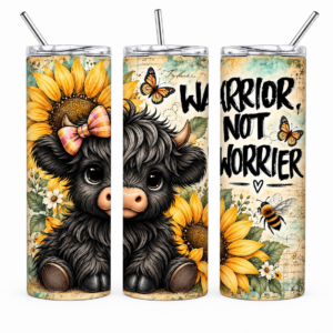 highland cow warrior not worrier